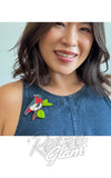 Erstwilder Mabel the Mistletoe Brooch model
