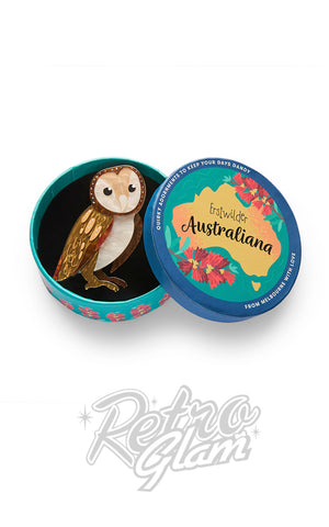 Erstwilder Maisie The Masked Owl Brooch box