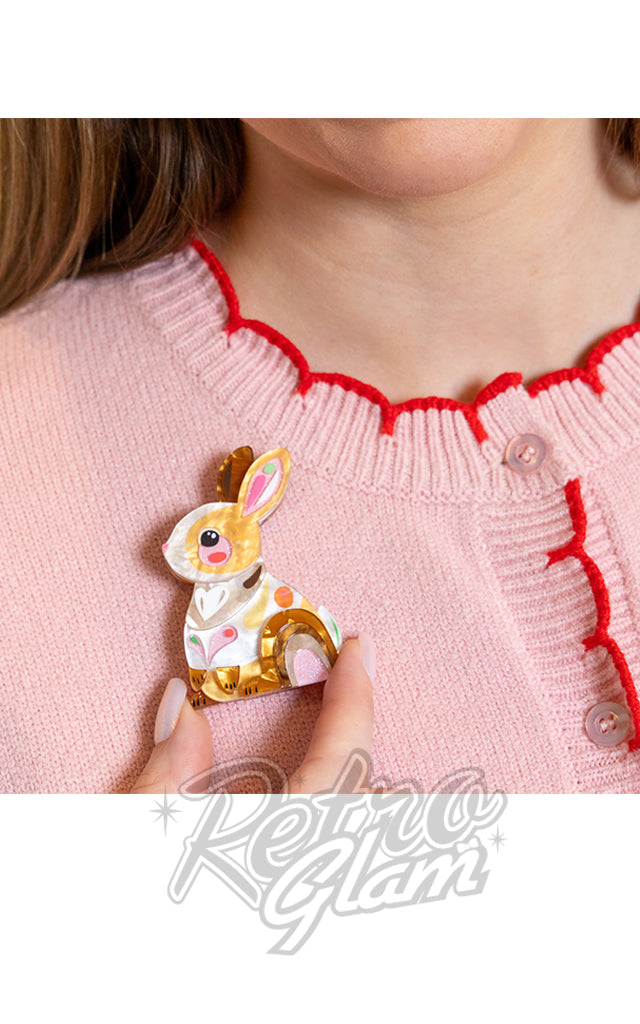 Erstwilder Maple The Bunny Brooch