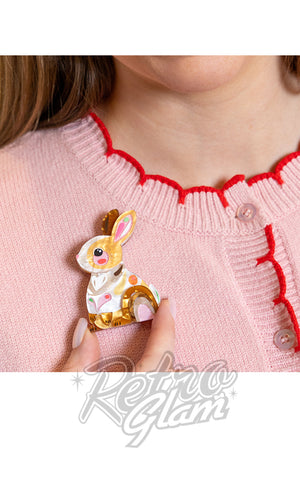 Erstwilder Maple The Bunny Brooch model