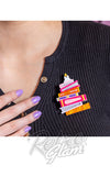 Erstwilder Midnight Library Brooch model