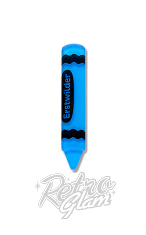 Mini Brooch crayon blue