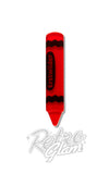Mini Brooch crayon red