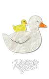 ducks brooch