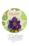 Chocolate Lily Brooch Purple