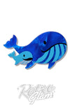 whales brooch