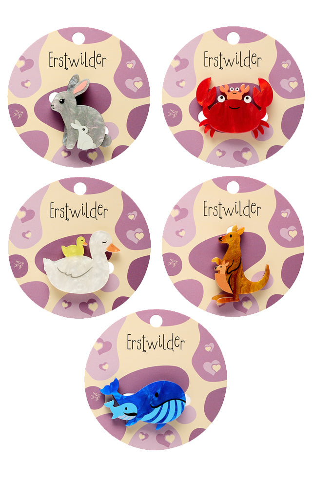 Erstwilder By Your Side Mini Brooches