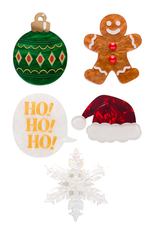Erstwilder Merry Menagerie Mini Brooches