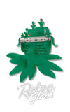 Erstwilder Long Flower Mistletoe Brooch