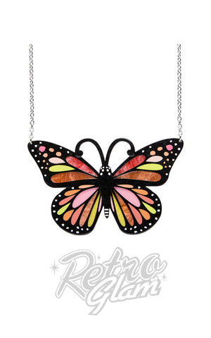 Erstwilder The Magnificent Monarch Butterfly Necklace