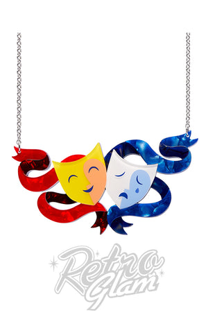 Erstwilder Comedy & Tragedy Necklace