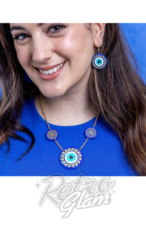Erstwilder Evil Eye Amulet Necklace model