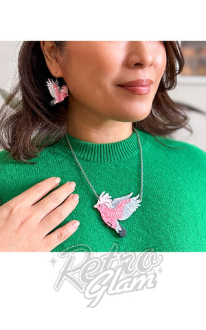 Erstwilder Gertie The Galah Necklace model