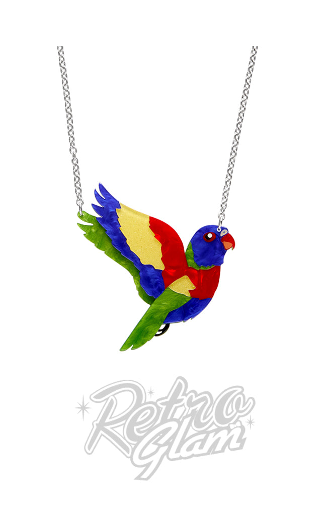 Erstwilder Lulu the Lorikeet Necklace