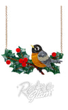 Erstwilder Ruby The Robin Necklace