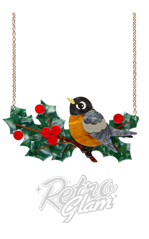 Erstwilder Ruby The Robin Necklace