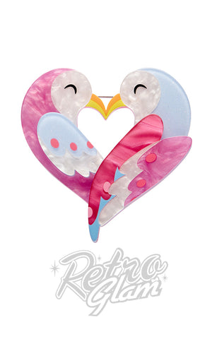 Erstwilder Nestled In Love Brooch