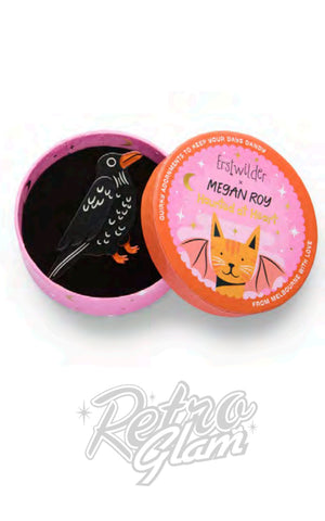 Erstwilder Nevermore Noir Brooch box