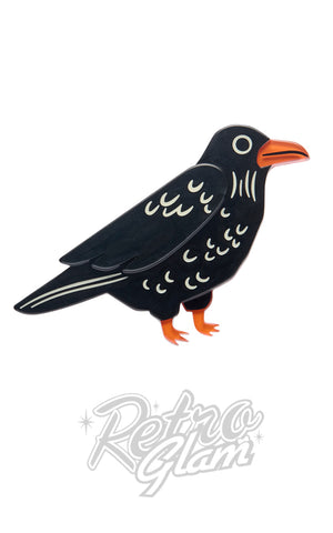 Erstwilder Nevermore Noir Brooch