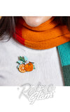 Erstwilder Orange Crush Brooch model