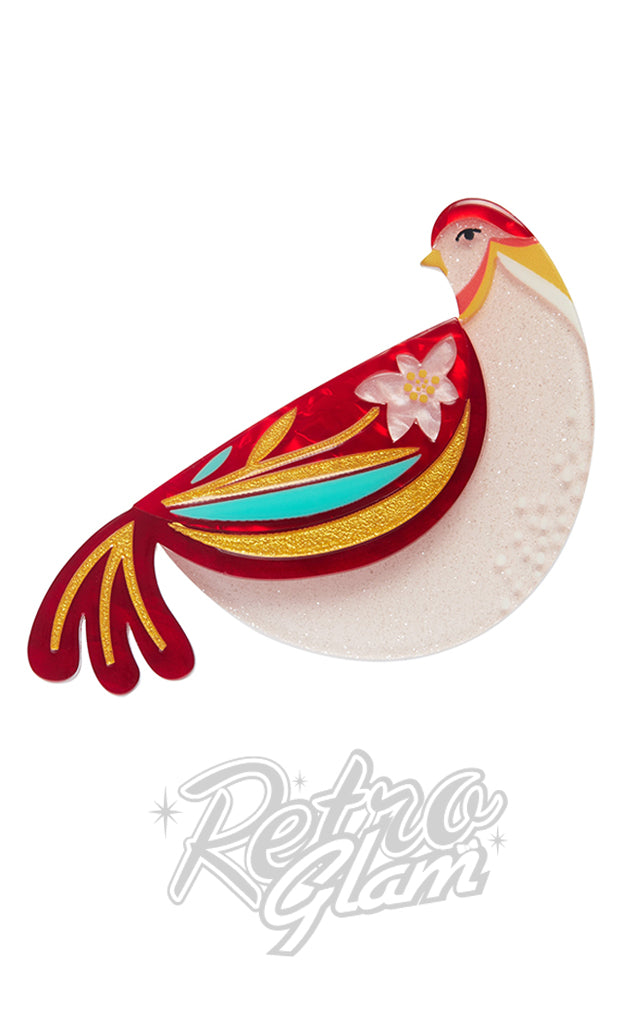 Erstwilder Partridge Perfection Brooch