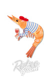 Pascal The Parisian Prawn Brooch
