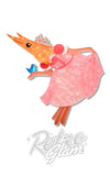 Pascal The Princess Prawn Brooch