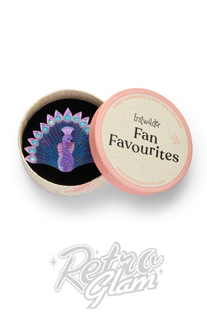 Erstwilder Penelope Peacock Brooch box