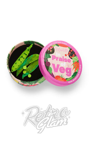 Erstwilder Peas Please Brooch box
