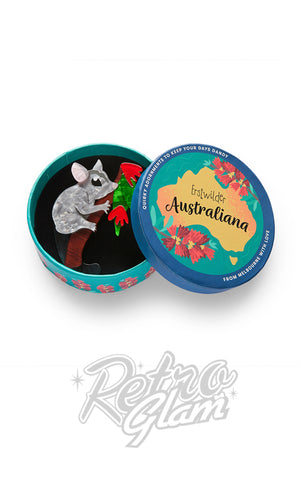 Erstwilder Penny The Possum Brooch box