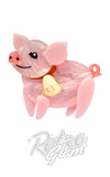 Erstwilder That'll Do Pig Brooch