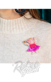Erstwilder The Pixie Piglet Brooch model