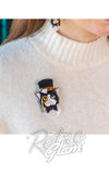 Erstwilder The Posh Pussycat Brooch model