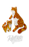 Erstwilder Purrfect Harmony Brooch Pair cats