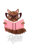 Erstwilder Puss In Books Brooch