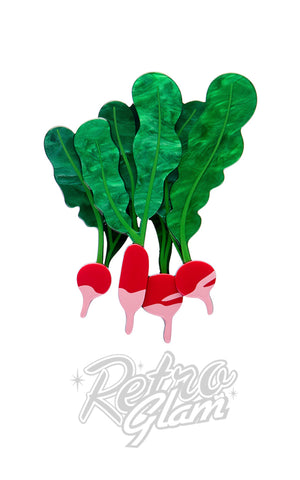 Erstwilder Radish Remedy Brooch