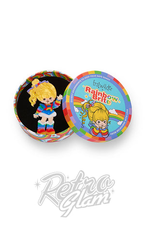 Erstwilder Rainbow Brite Says Hello Brooch box