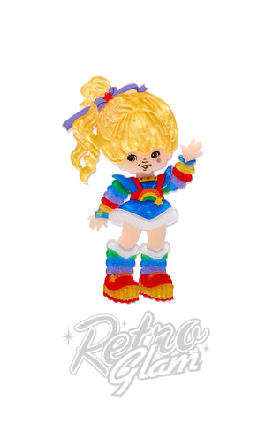 Erstwilder Rainbow Brite Says Hello Brooch