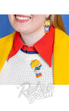 Erstwilder Rainbow Brite Says Hello Brooch model