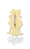 Erstwilder Raise A Glass Brooch back