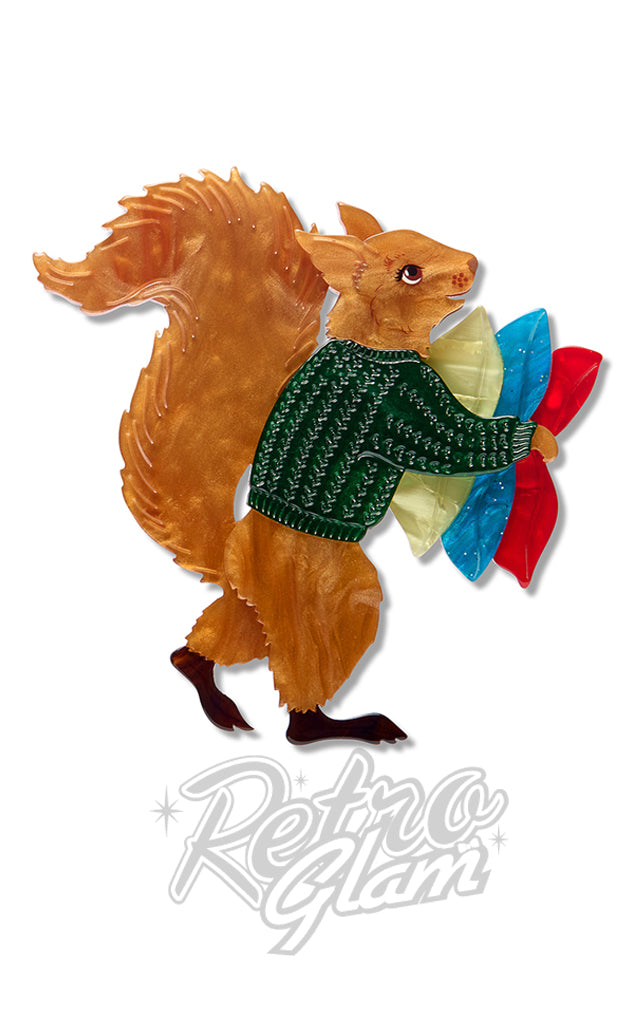 Erstwilder Red Squirrel Brooch - SOLD OUT