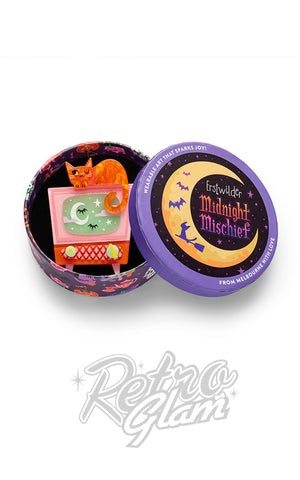 Erstwilder Retro Static Brooch box