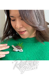 Erstwilder Rheo The River Turtle Brooch model
