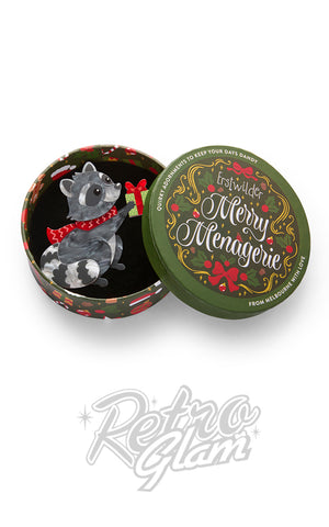 Erstwilder Rhi Rhi The Raccoon Brooch box