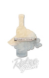 Erstwilder Rouge Ou Blanc? Brooch back