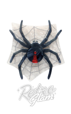 Erstwilder Roxy The Redback Spider Brooch