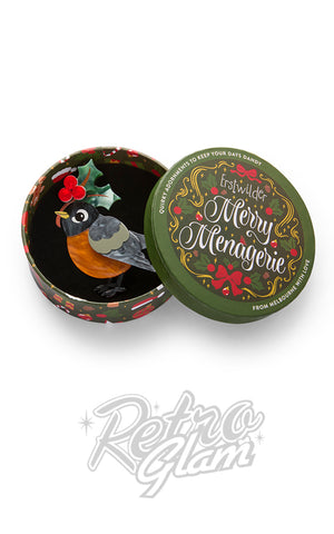 Erstwilder Ruby The Robin Brooch box