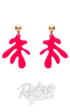 Erstwilder Sealife earrings coral pink