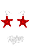 Erstwilder Sealife earrings starfish red
