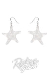Erstwilder Sealife earrings starfish white